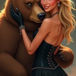 Юная Маша и Медведь